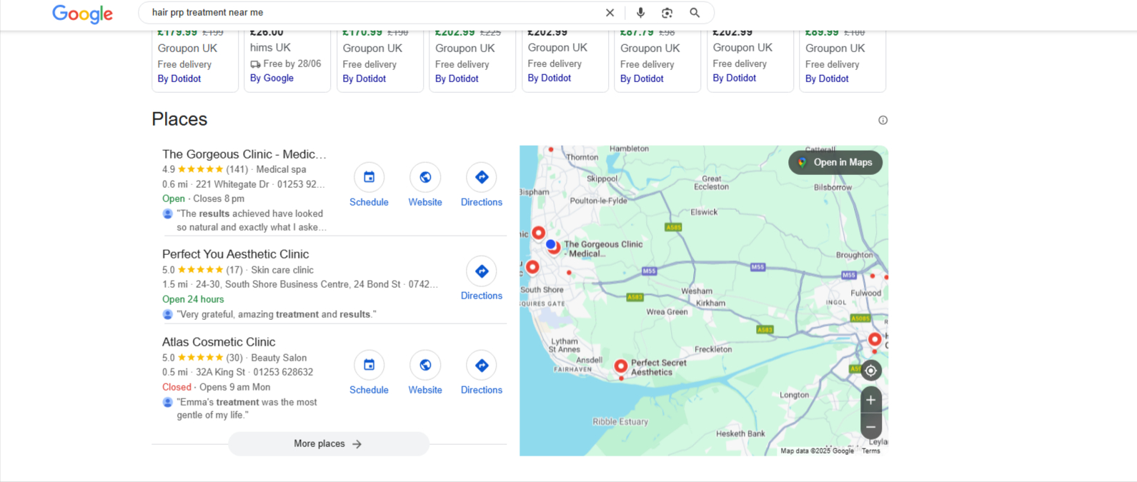 Google My Business Listing