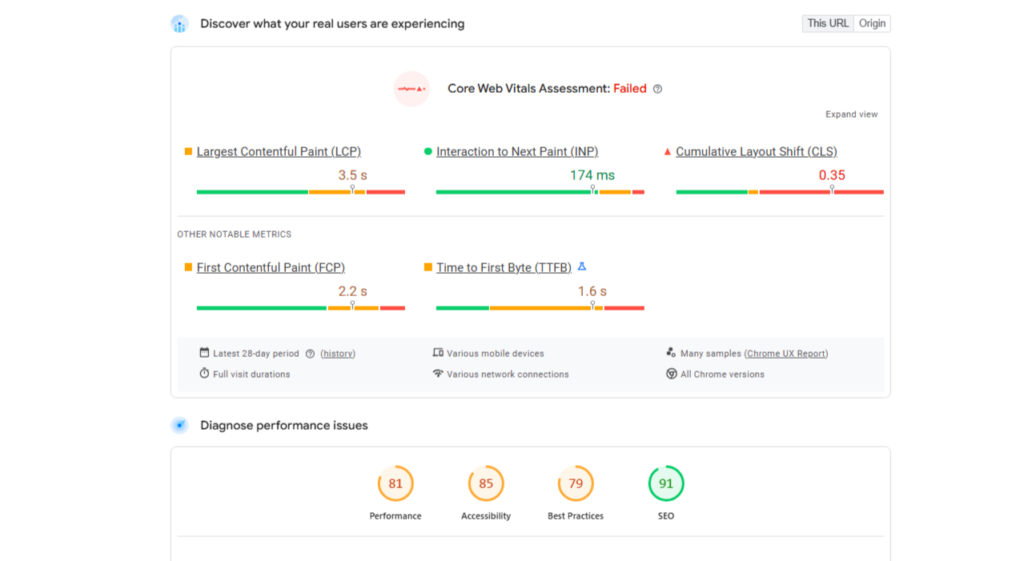 PageSpeed Insights