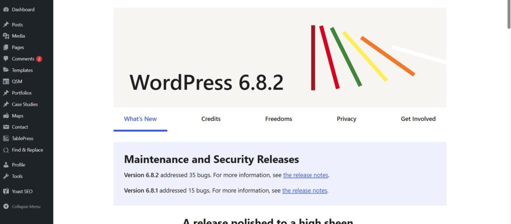 WordPress Simple Dashboard